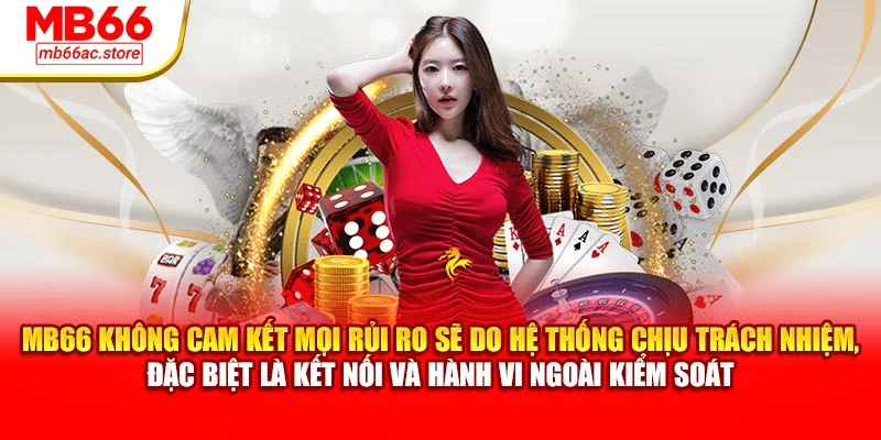 MB66 không cam kết mọi rủi ro sẽ do hệ thống chịu trách nhiệm, đặc biệt là kết nối và hành vi ngoài kiểm soát